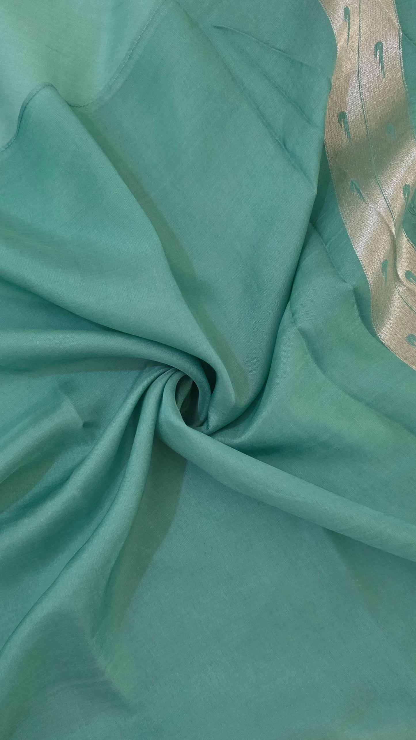 Blue Banarasi Tissue Saree