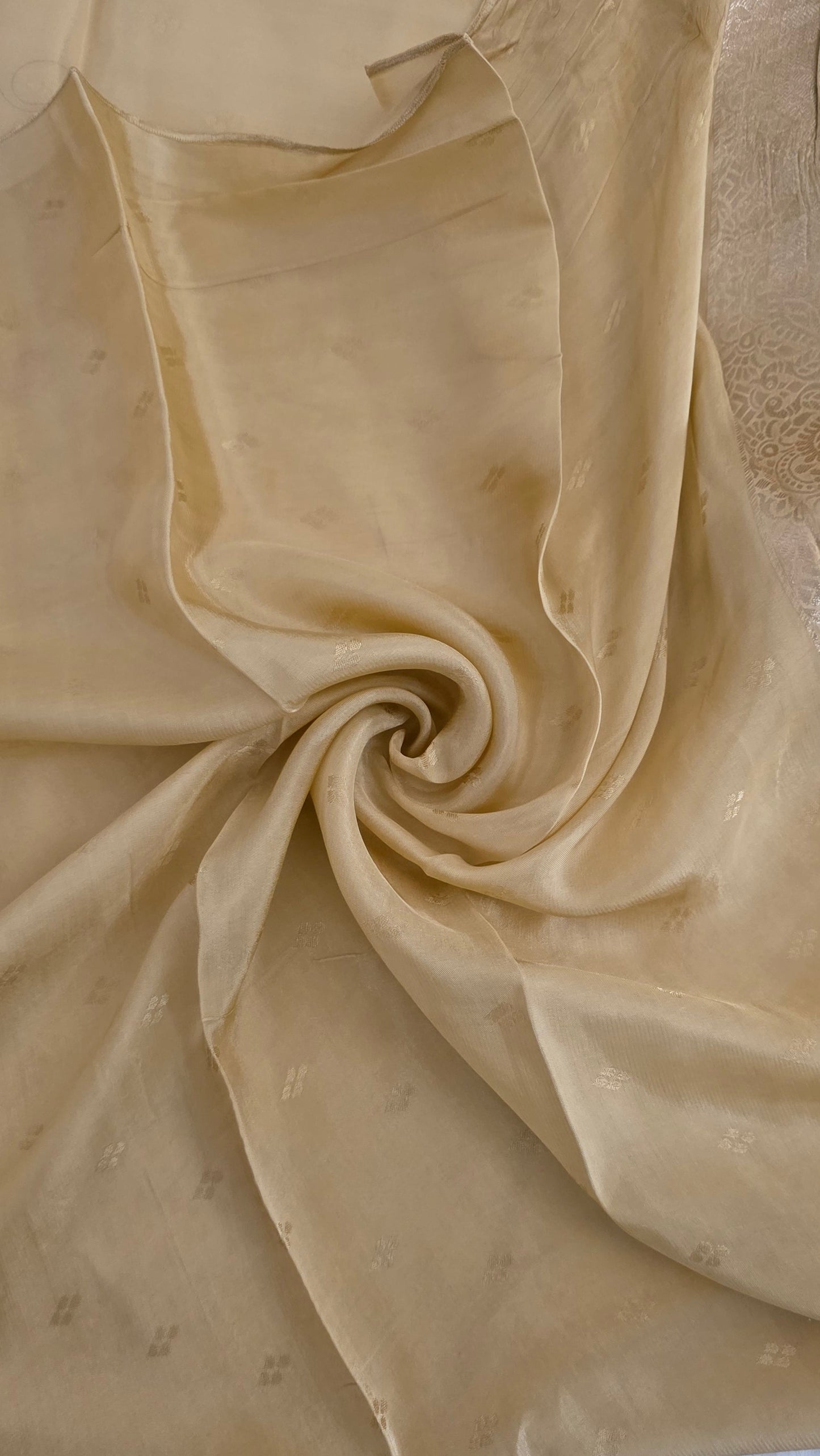 Brown Semi Mysore Silk Saree