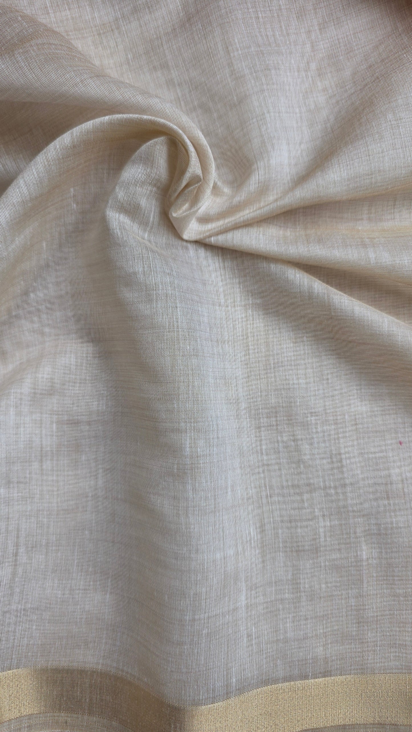 Mohini Pink/off-white Cotton Silk Jamdani Saree
