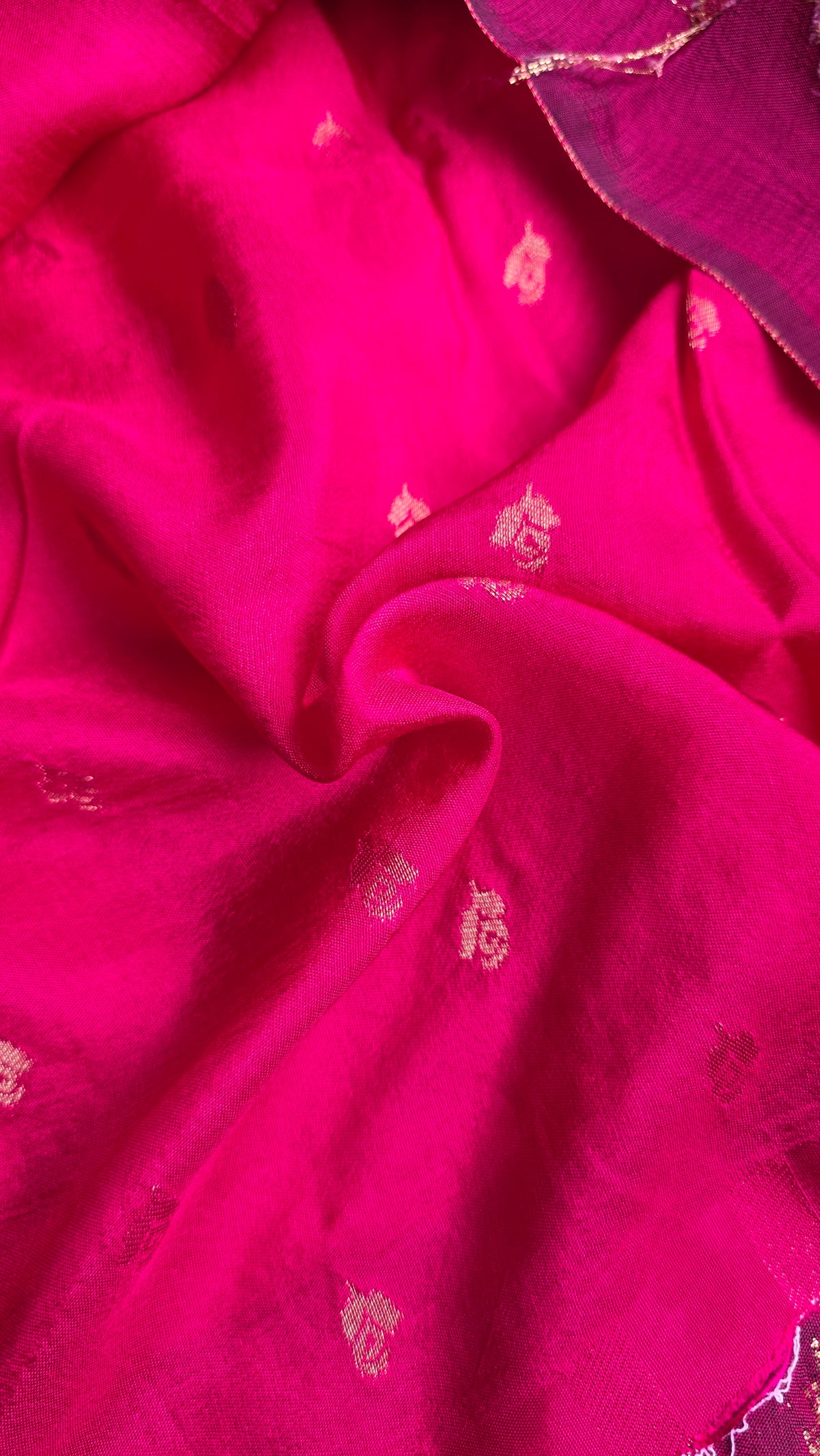 Pink Banarasi border|Silk Saree