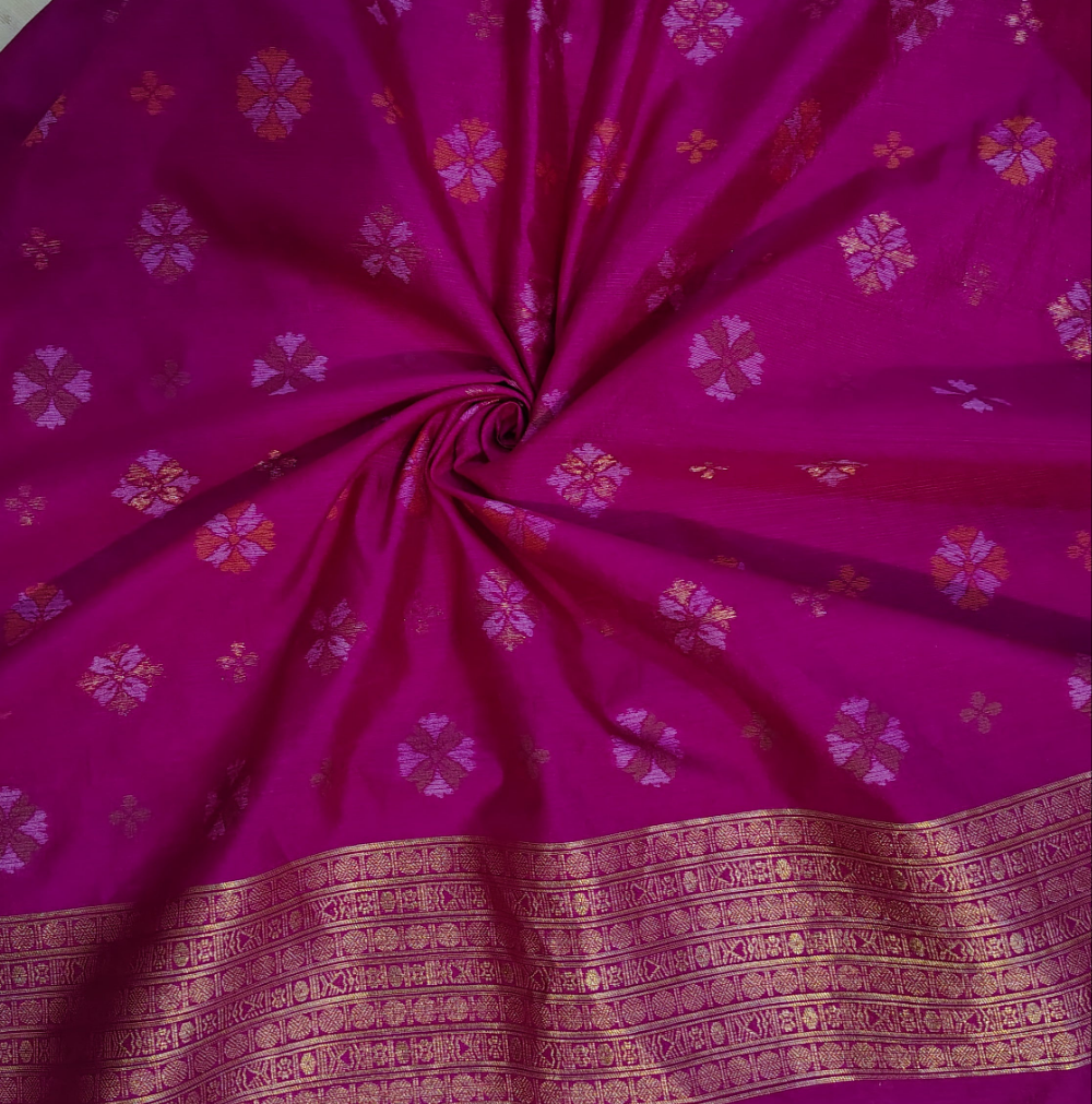 Traditional TUSSAR SILK Saree – Perfect for Festive and Wedding Looks