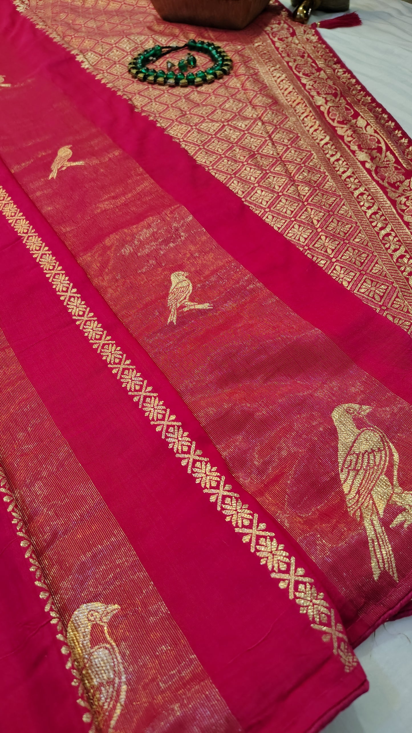 Soft Bangalore Silk Saree – festive and lightweight