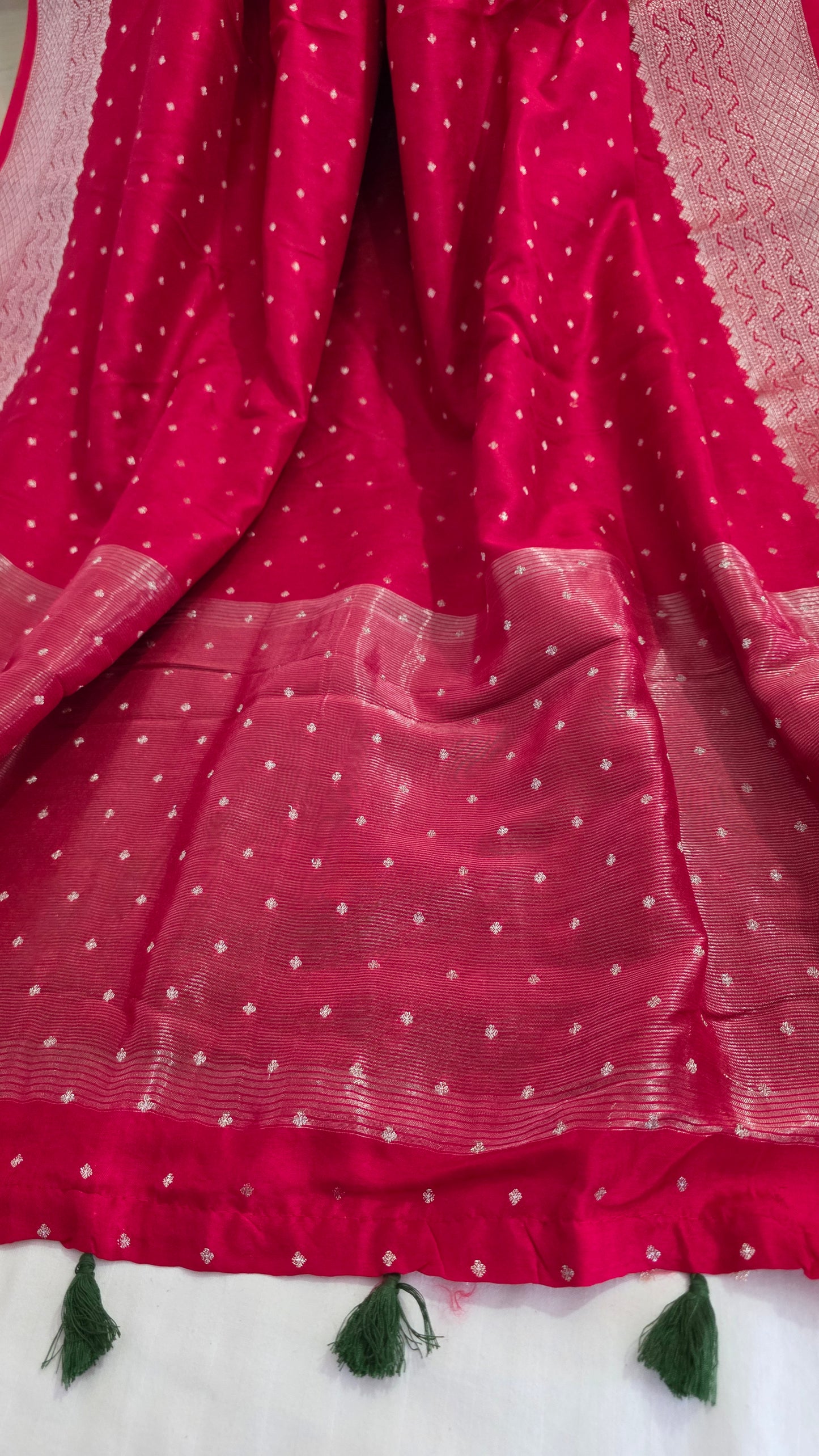 Red  Banarasi silk Saree