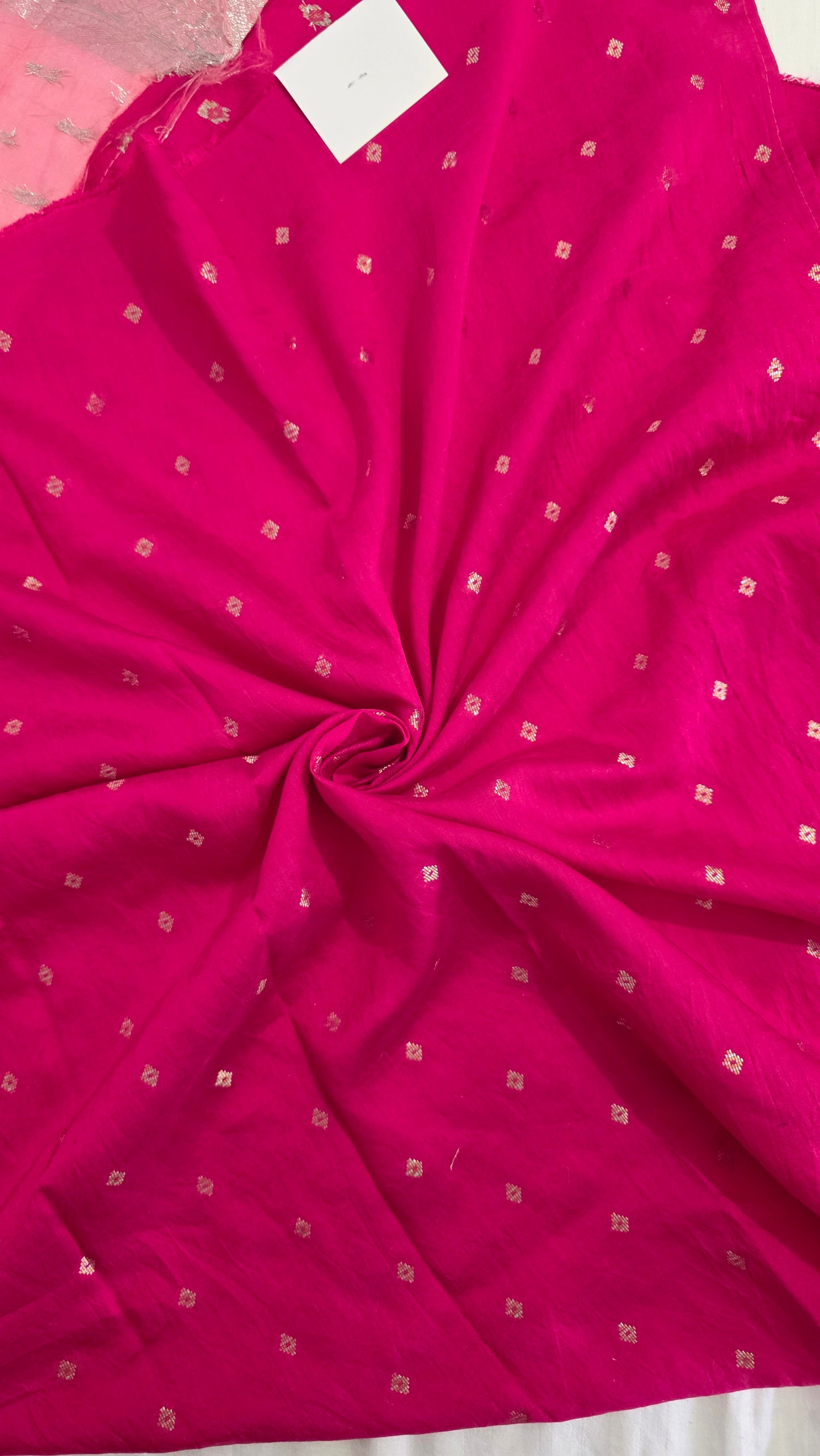 Pink  Banarasi silk Saree