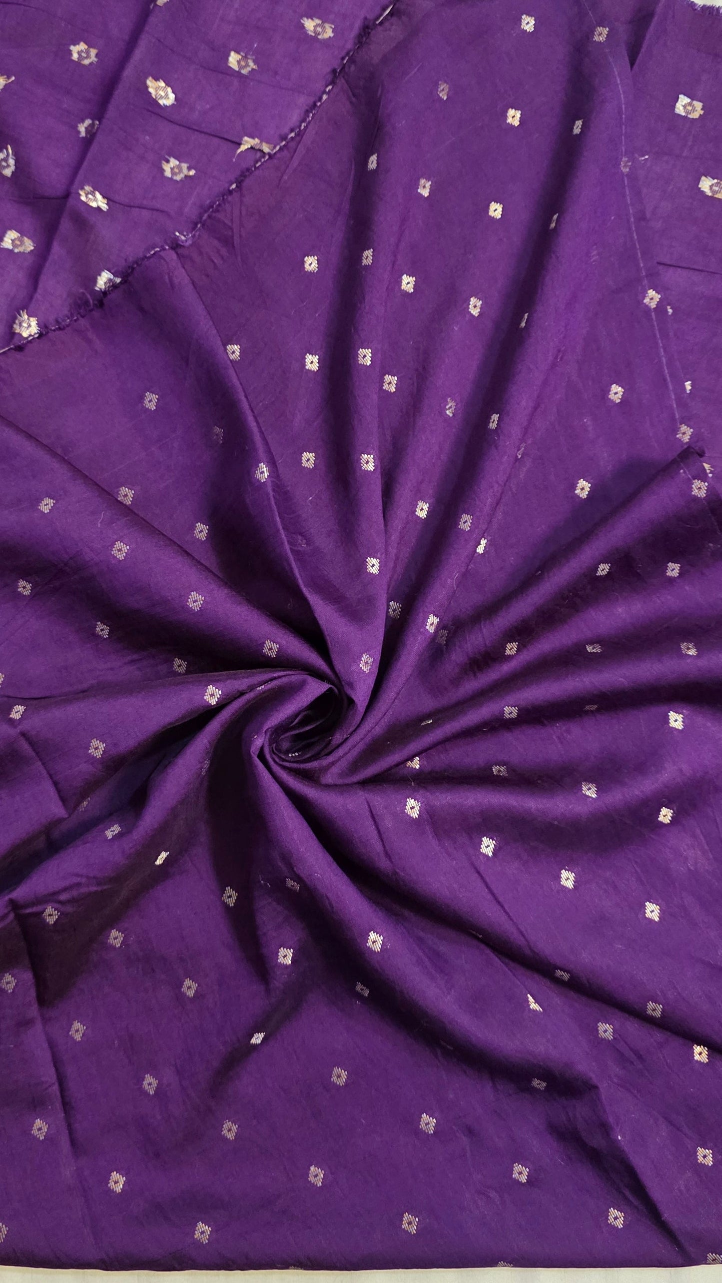 Lavender Banarasi silk Saree