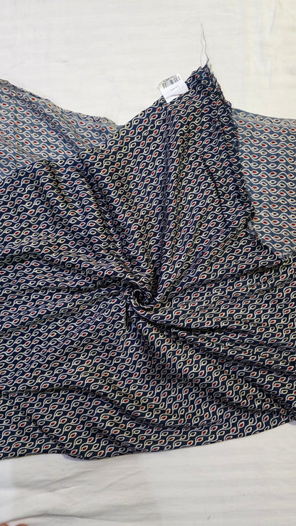 Purple Shibori Ajrakh Print Saree