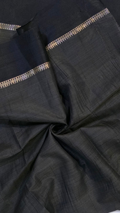Ivory Cotton Silk saree