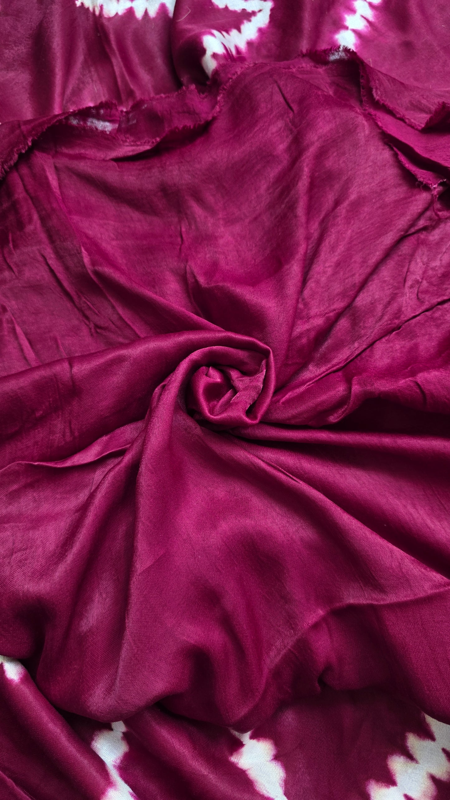 Boond| Plum Leheriya Modal Silk