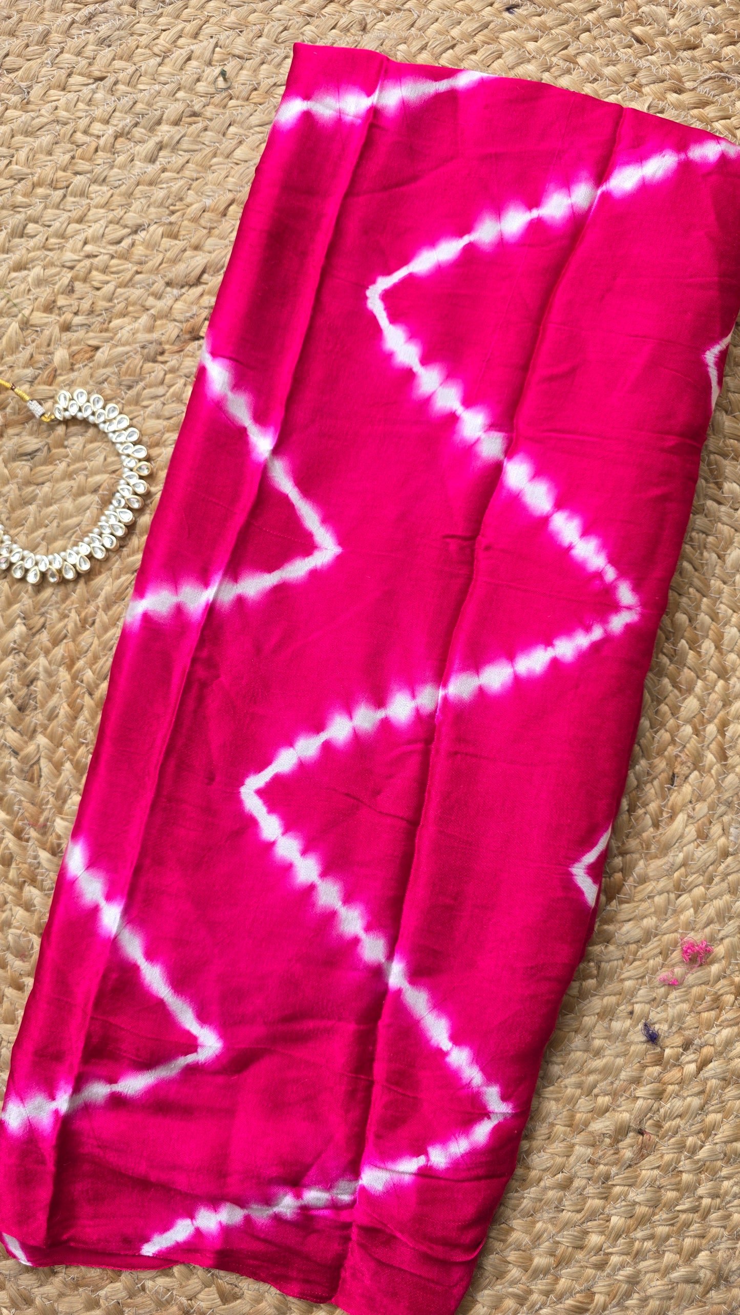 Boond | Pink Leheriya Modal Silk
