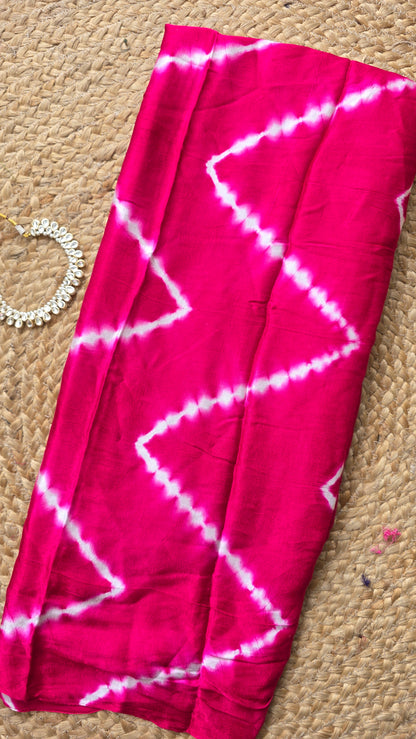 Boond | Pink Leheriya Modal Silk