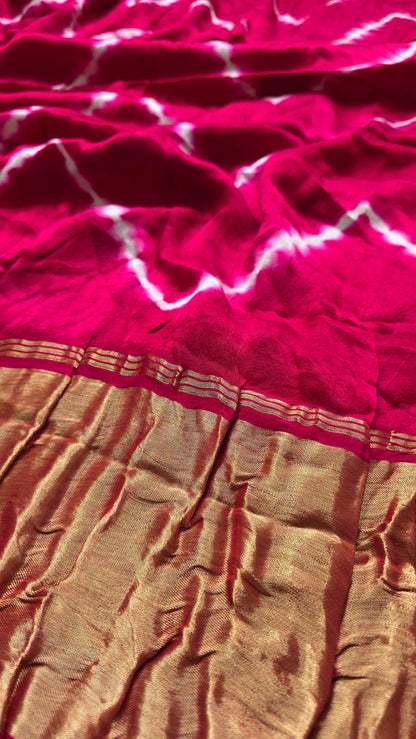 Boond | Pink Leheriya Modal Silk
