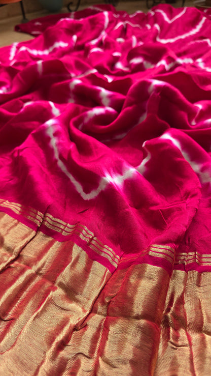 Boond | Pink Leheriya Modal Silk