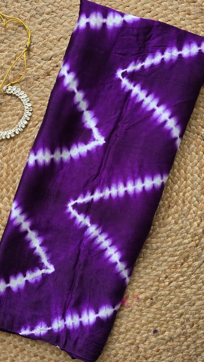 Boond | Purple Leheriya Modal Silk