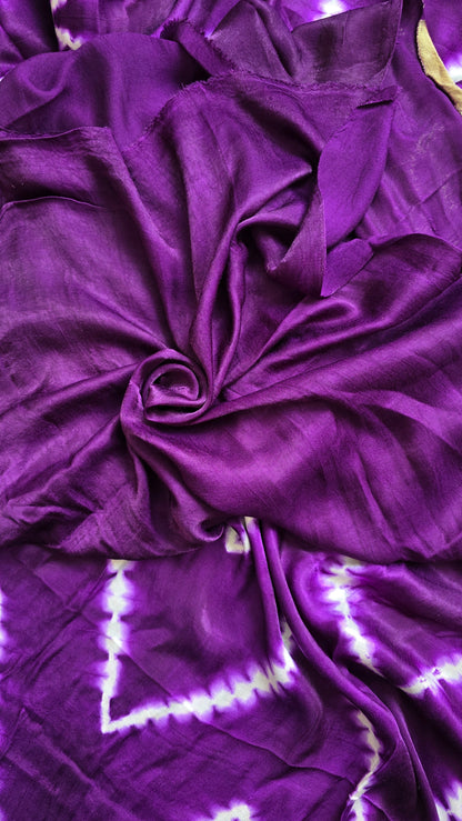 Boond | Purple Leheriya Modal Silk