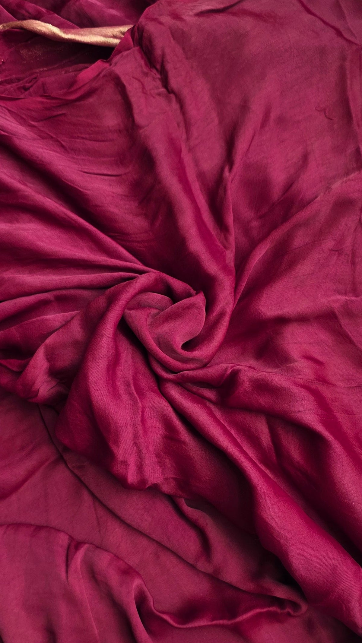Aura Wine soft plain modal | Tissue pallu