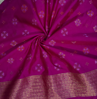 Traditional TUSSAR SILK Saree – Perfect for Festive and Wedding Looks