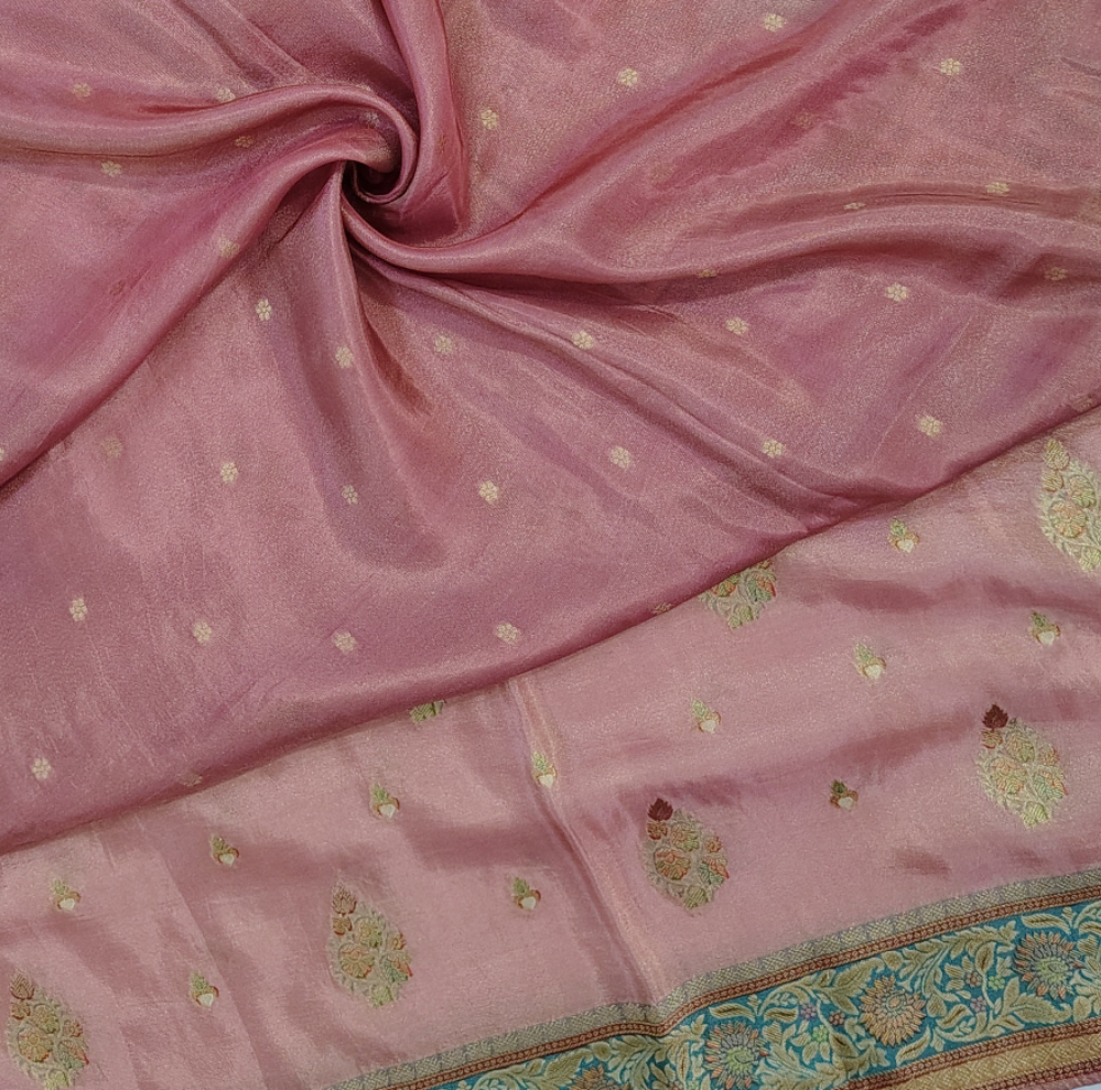 Banarasi silk saree blouse| with blouse piece 