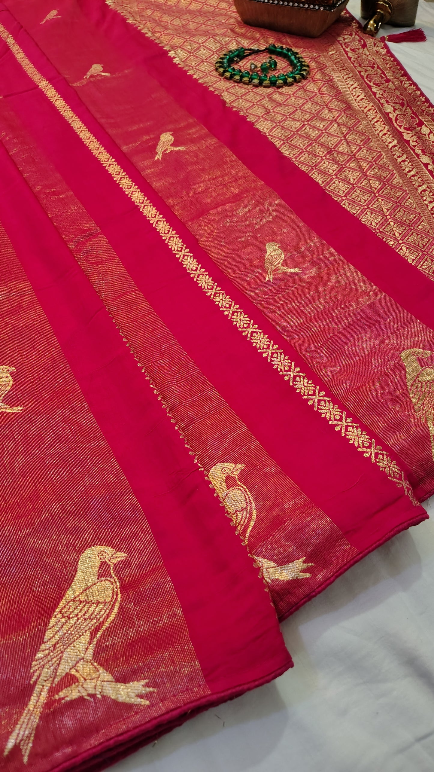 Soft Bangalore Silk Saree – festive and lightweight
