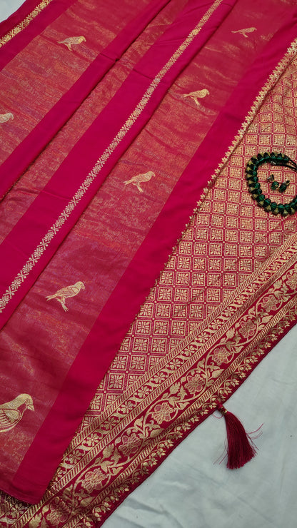 Soft Bangalore Silk Saree – festive and lightweight