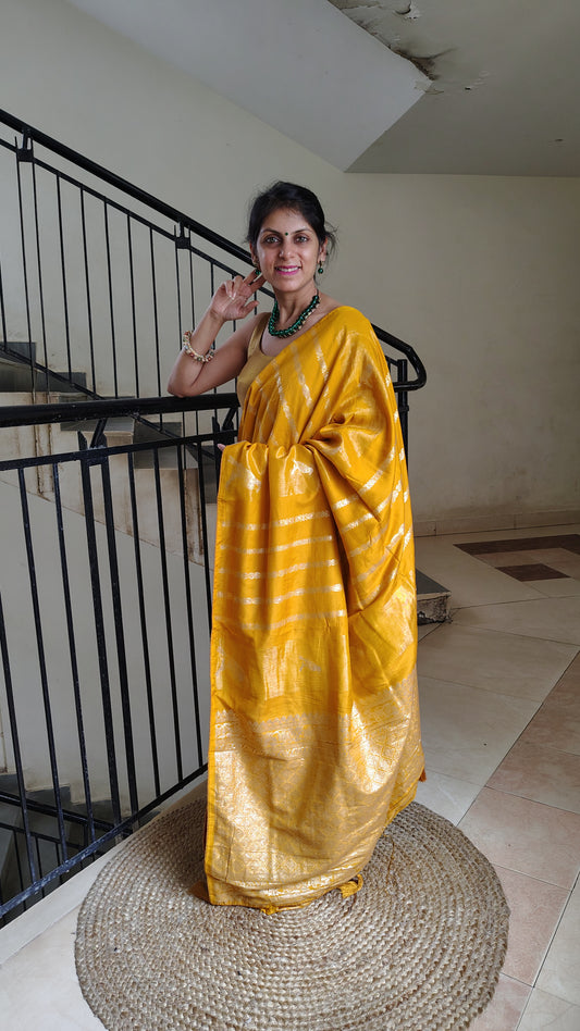 Soft Bangalore Silk Saree – festive and lightweight