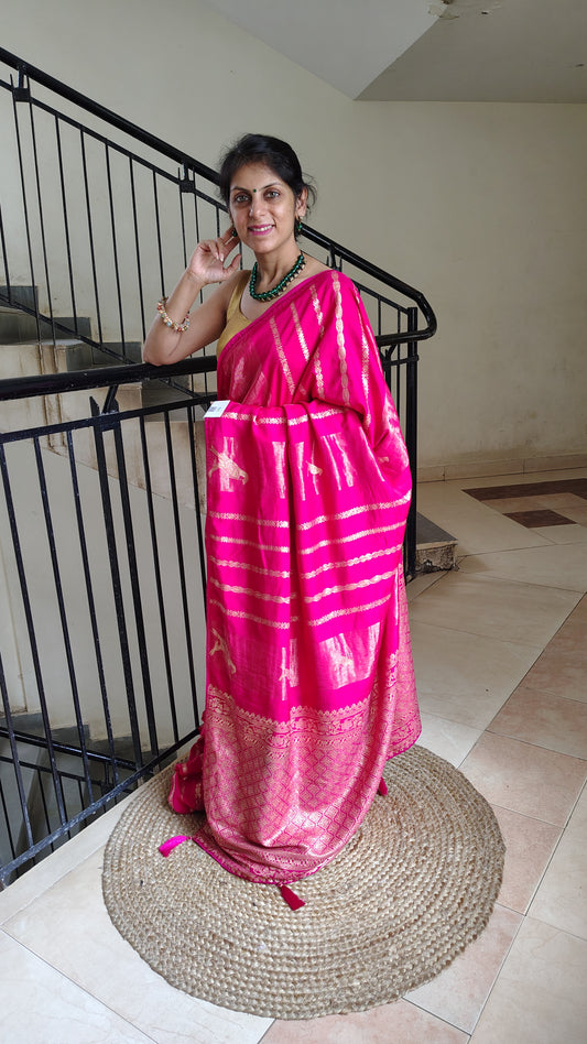 Soft Bangalore Silk Saree – festive and lightweight