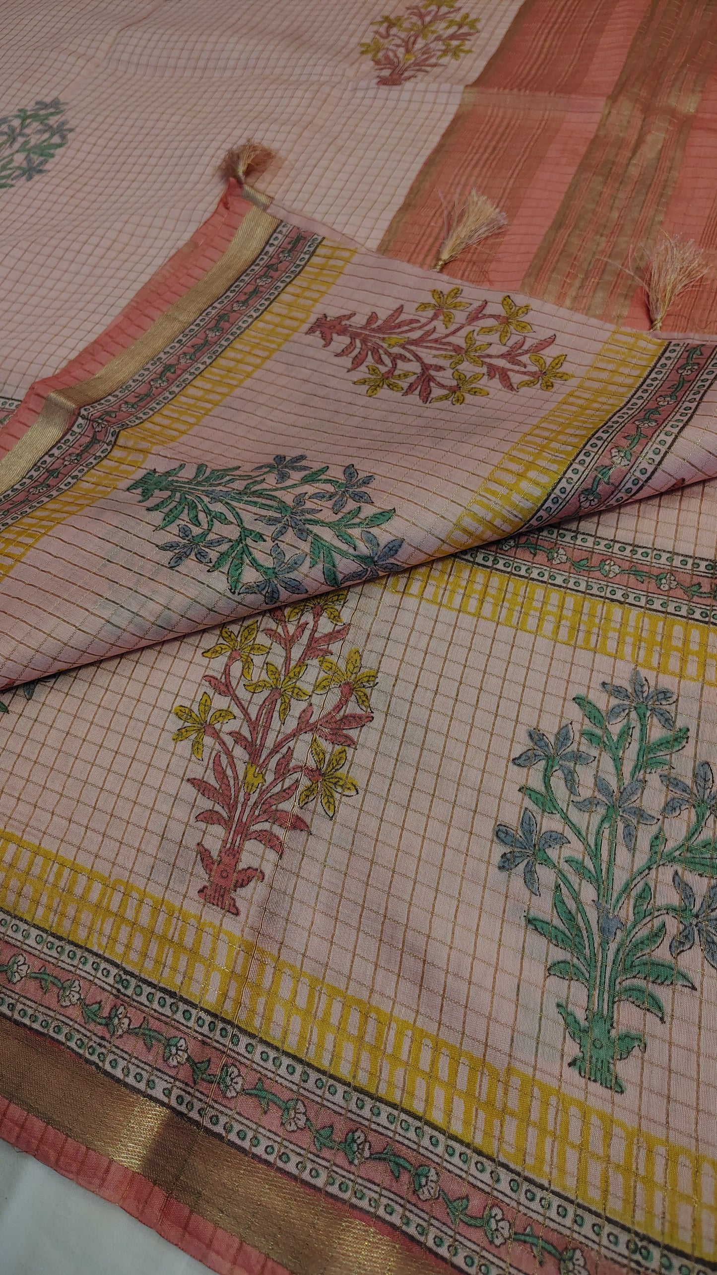 Soft pink Viscose silk