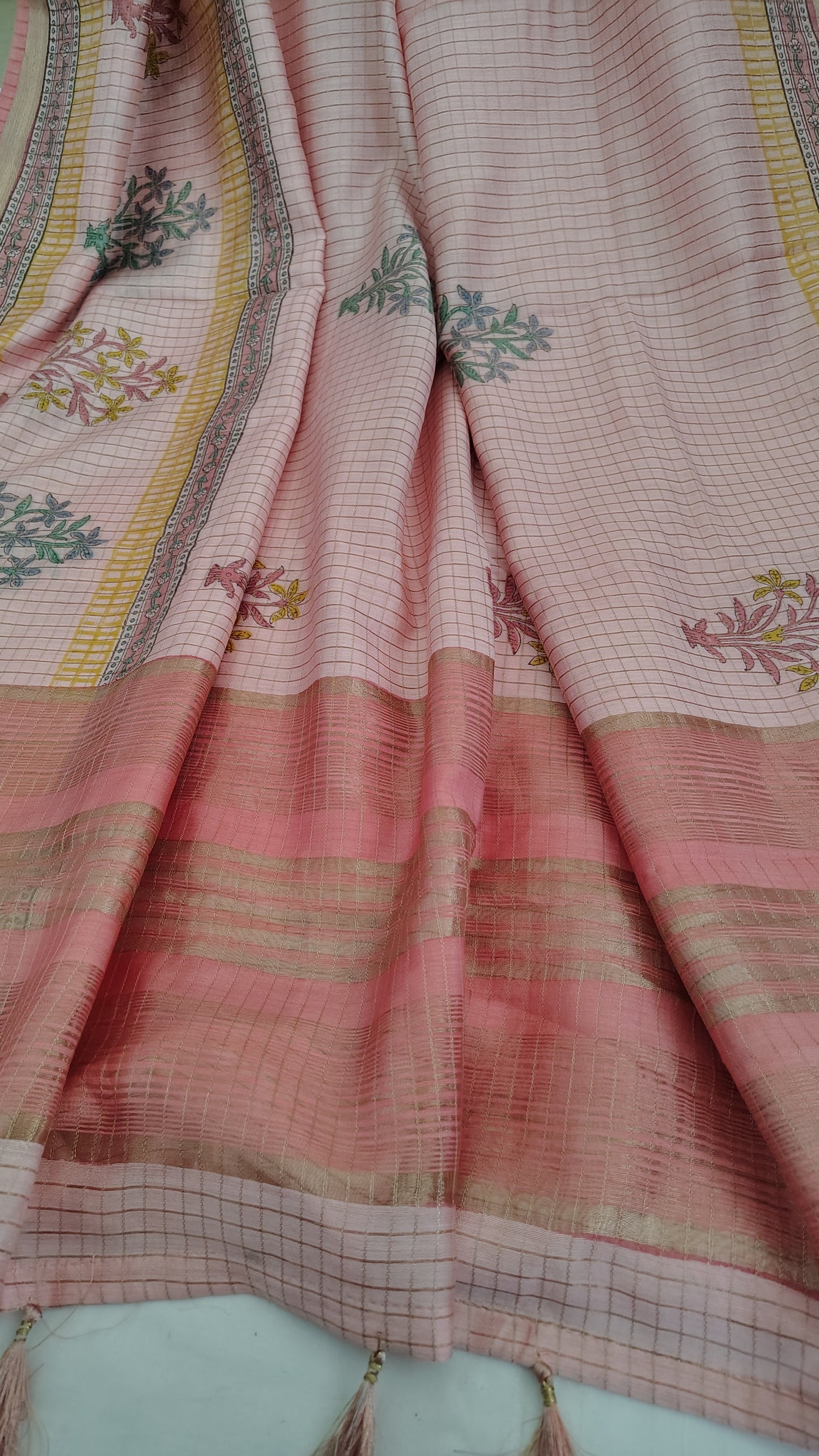 Soft pink Viscose silk