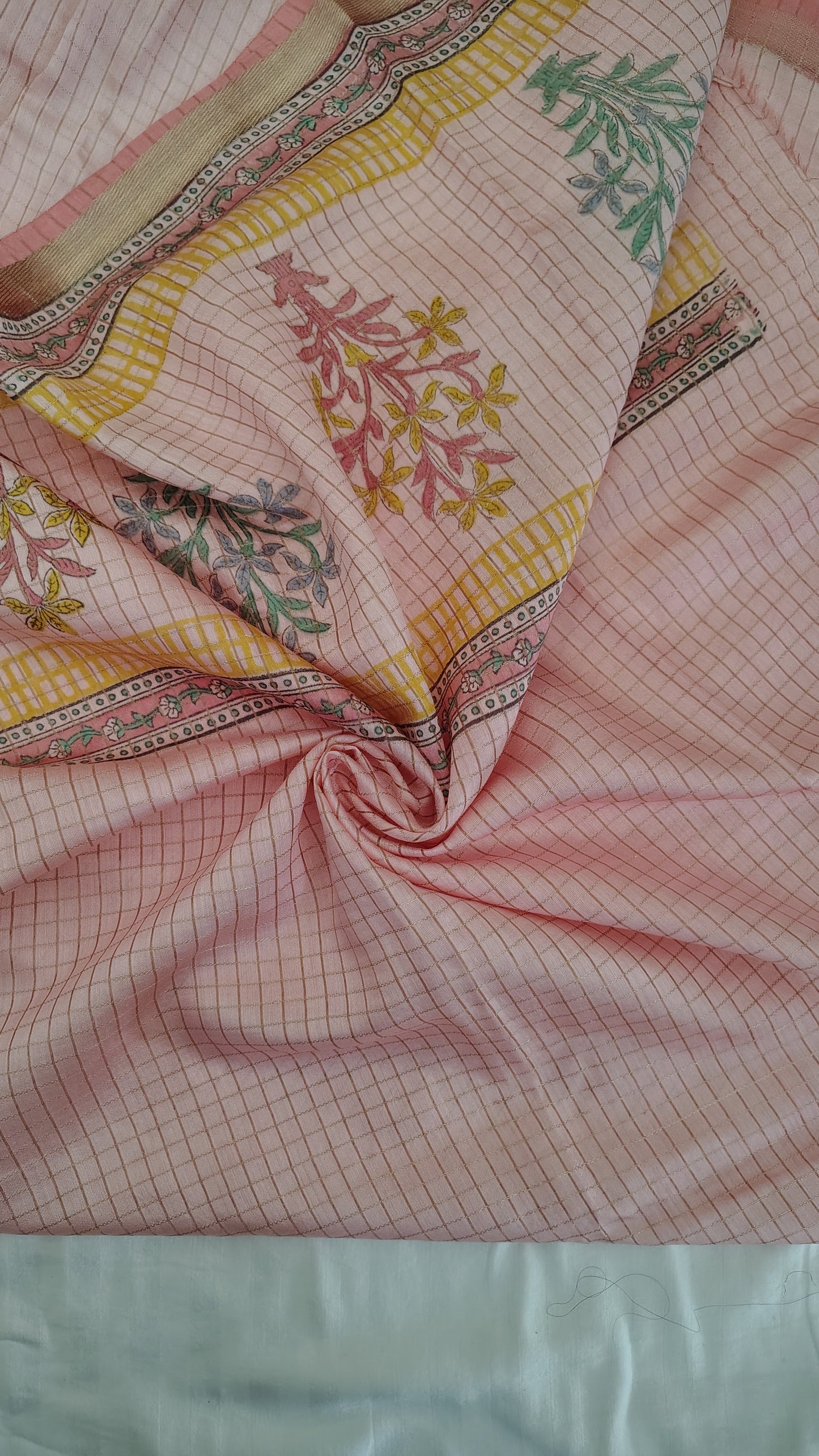 Soft pink Viscose silk
