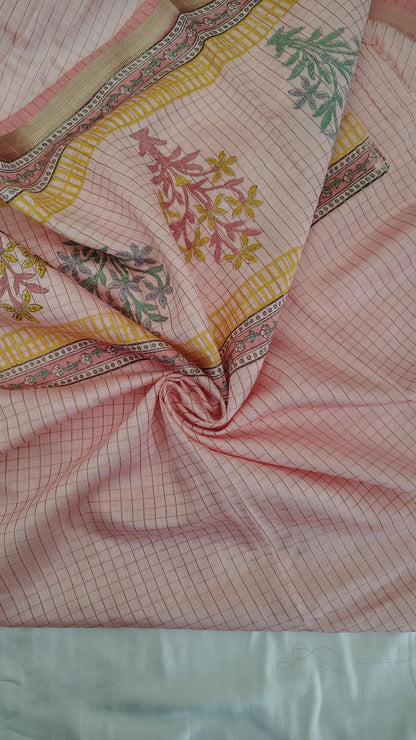 Soft pink Viscose silk