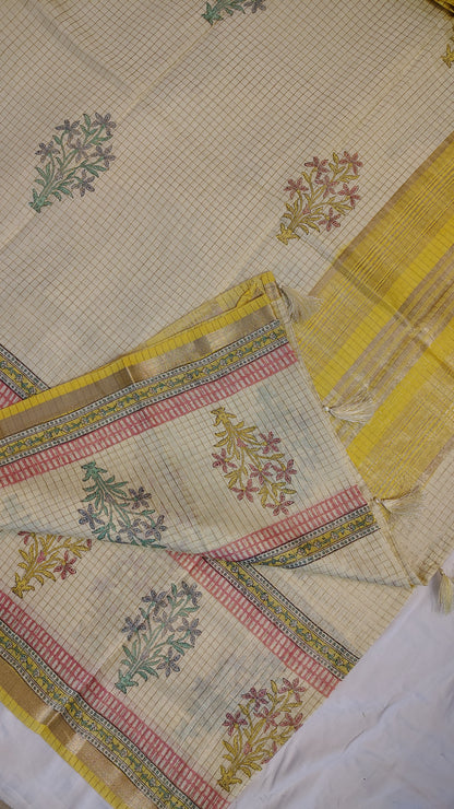 Soft yellow Viscose cotton