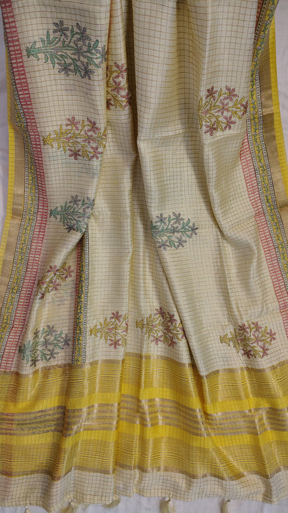 Soft yellow Viscose cotton