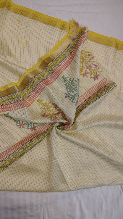 Soft yellow Viscose cotton