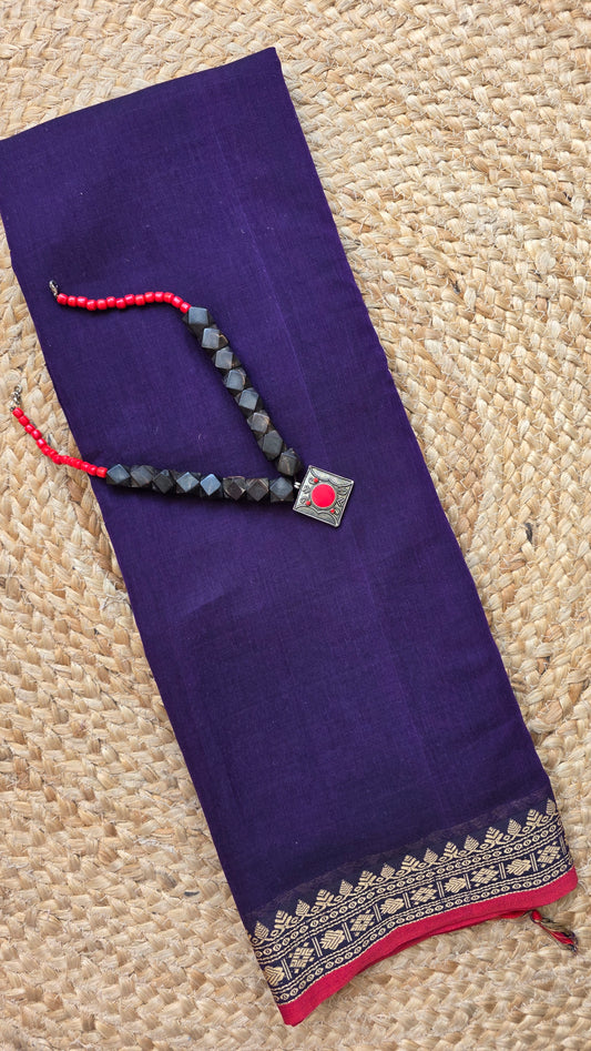 Ruhi |Blue Narayanpet Cotton Saree