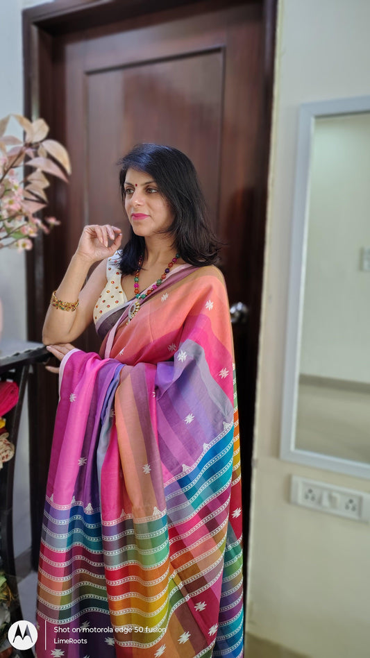 BHUJODI MULTICOLOR  PINK- FULL