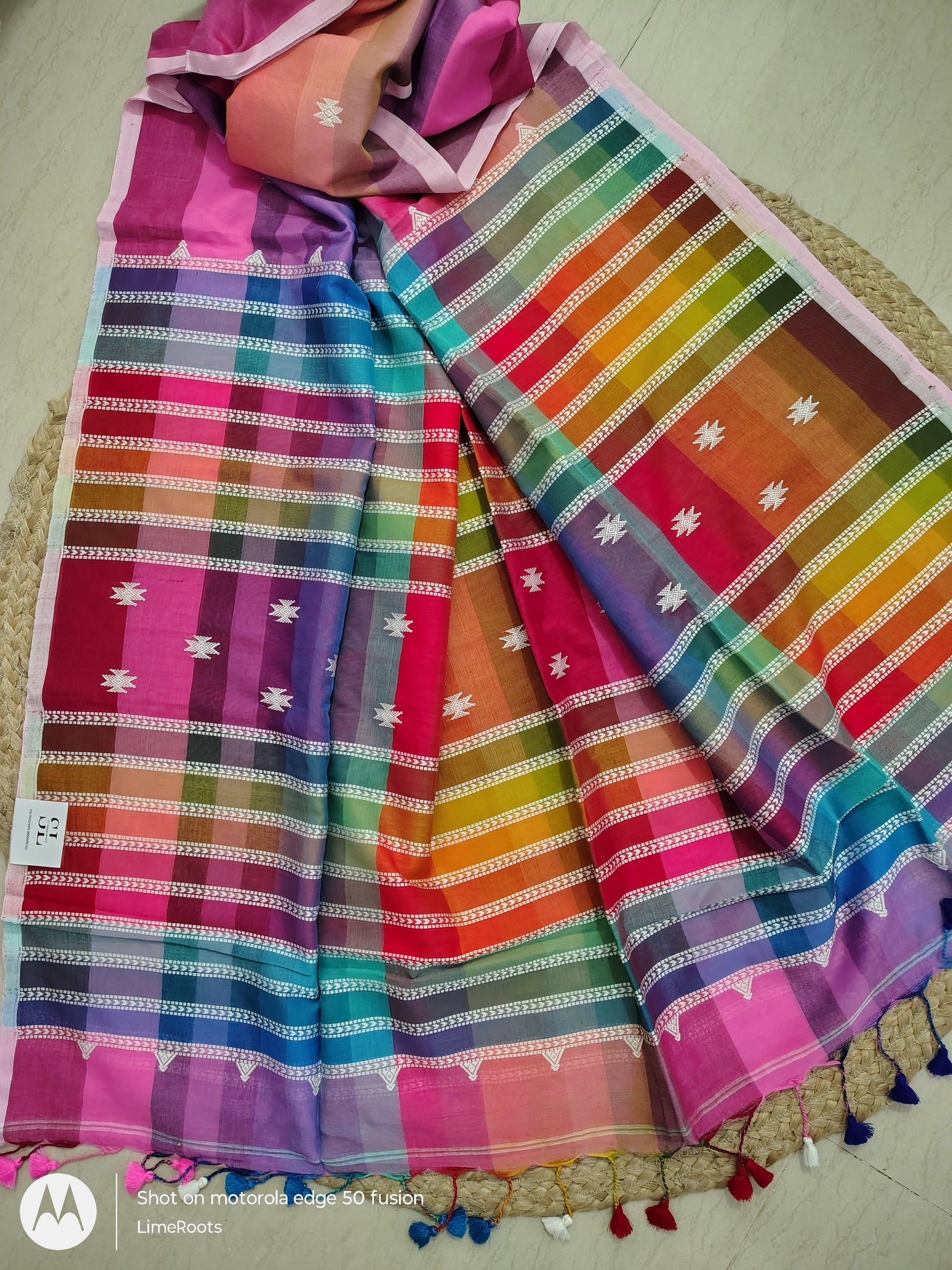 BHUJODI MULTICOLOR PINK, DESIGN 2